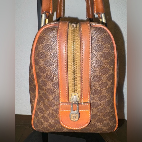 Celine Brown and Tan Satchel - Picture 5 of 16